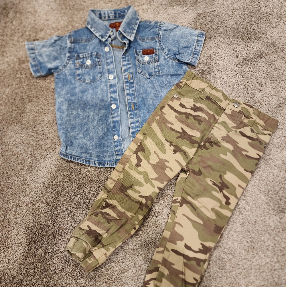 7 for all mankind toddler set